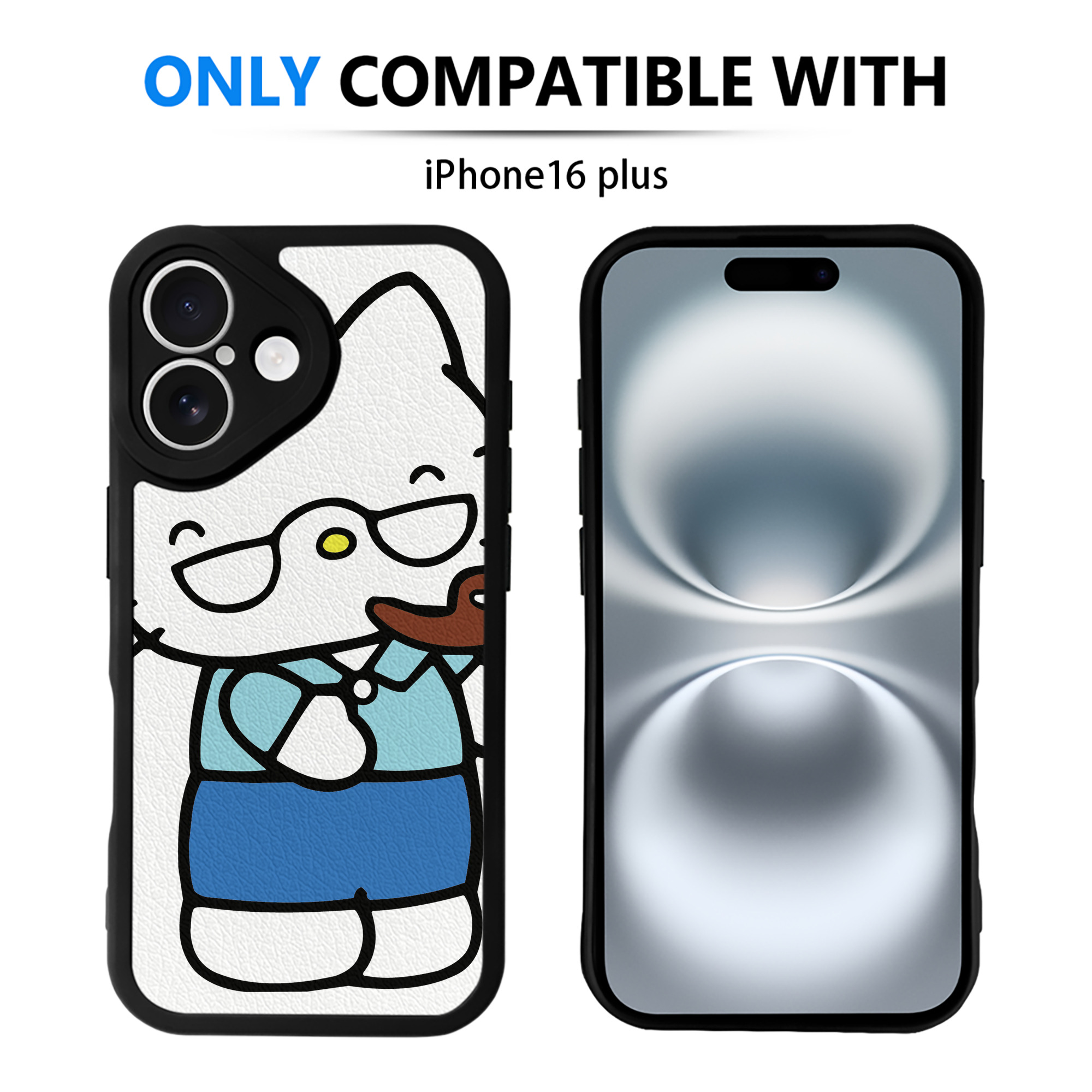 （画像用） Hello Kitty ハローキティ 【iPhone 16シリーズ対応】シリコンスマホケース（レザー調） 材質：シリコン
